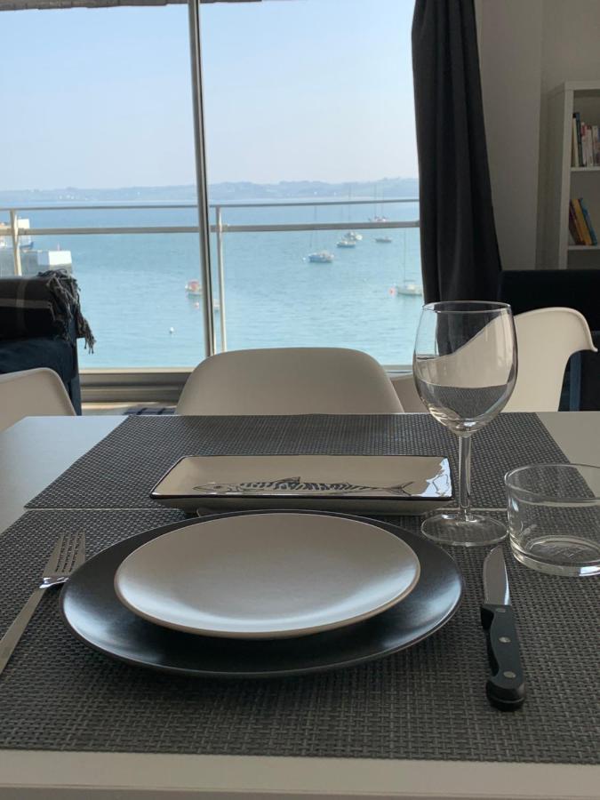 Appartement Design VIII - Port Rosmeur - Sublime Vue Mer ดูอาร์เนอนี ภายนอก รูปภาพ