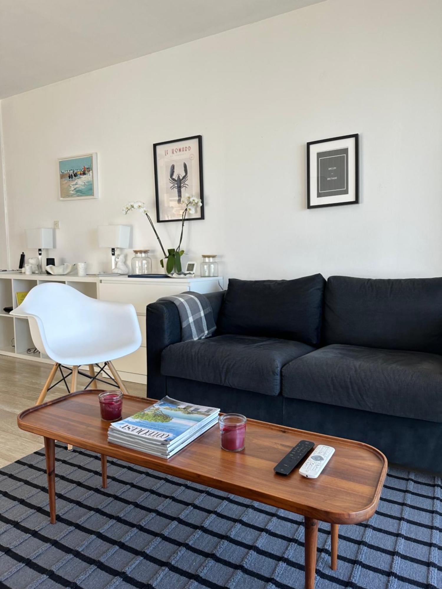 Appartement Design VIII - Port Rosmeur - Sublime Vue Mer ดูอาร์เนอนี ภายนอก รูปภาพ